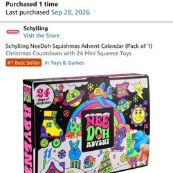 Needoh Christmas Advent Calendar