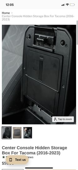 Tacoma Center Console Hidden Storage