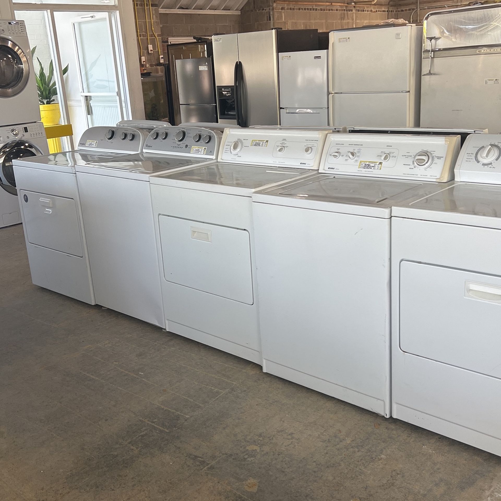 Washers And Dryers Sets $500-$650