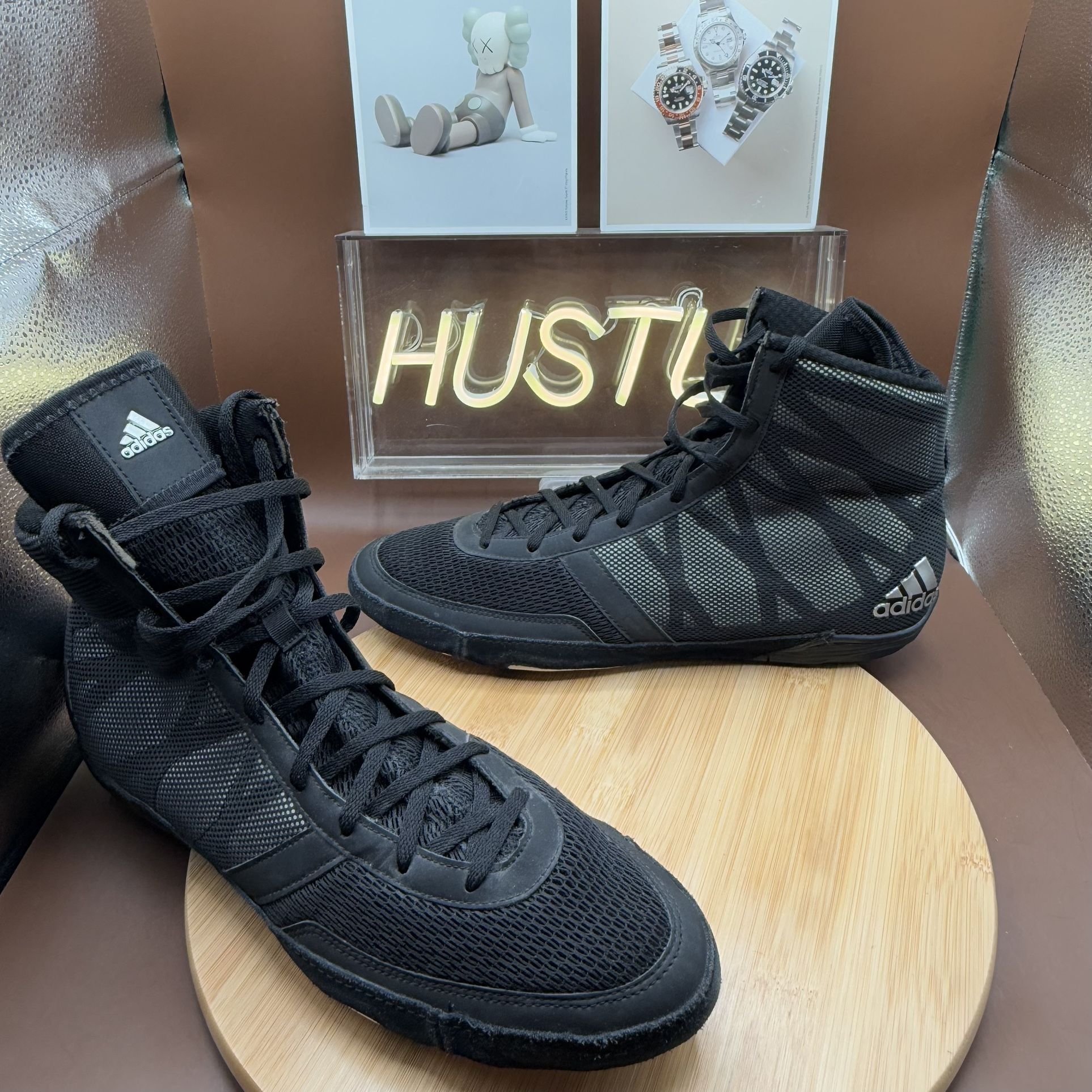Adidas Pretereo III Wrestling shoes Black Men’s Sz 13