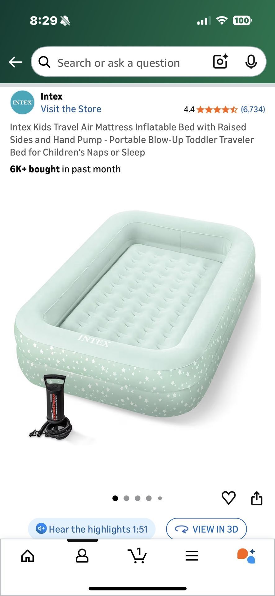 Kids Air mattress