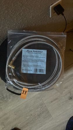Shark Industrial 10ft Stainless Steel Braided Dishwasher Supply Hose – New