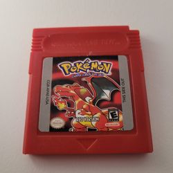 Pokemon Fire Version ( Nintendo Game Boy, Tested And Works) Replica