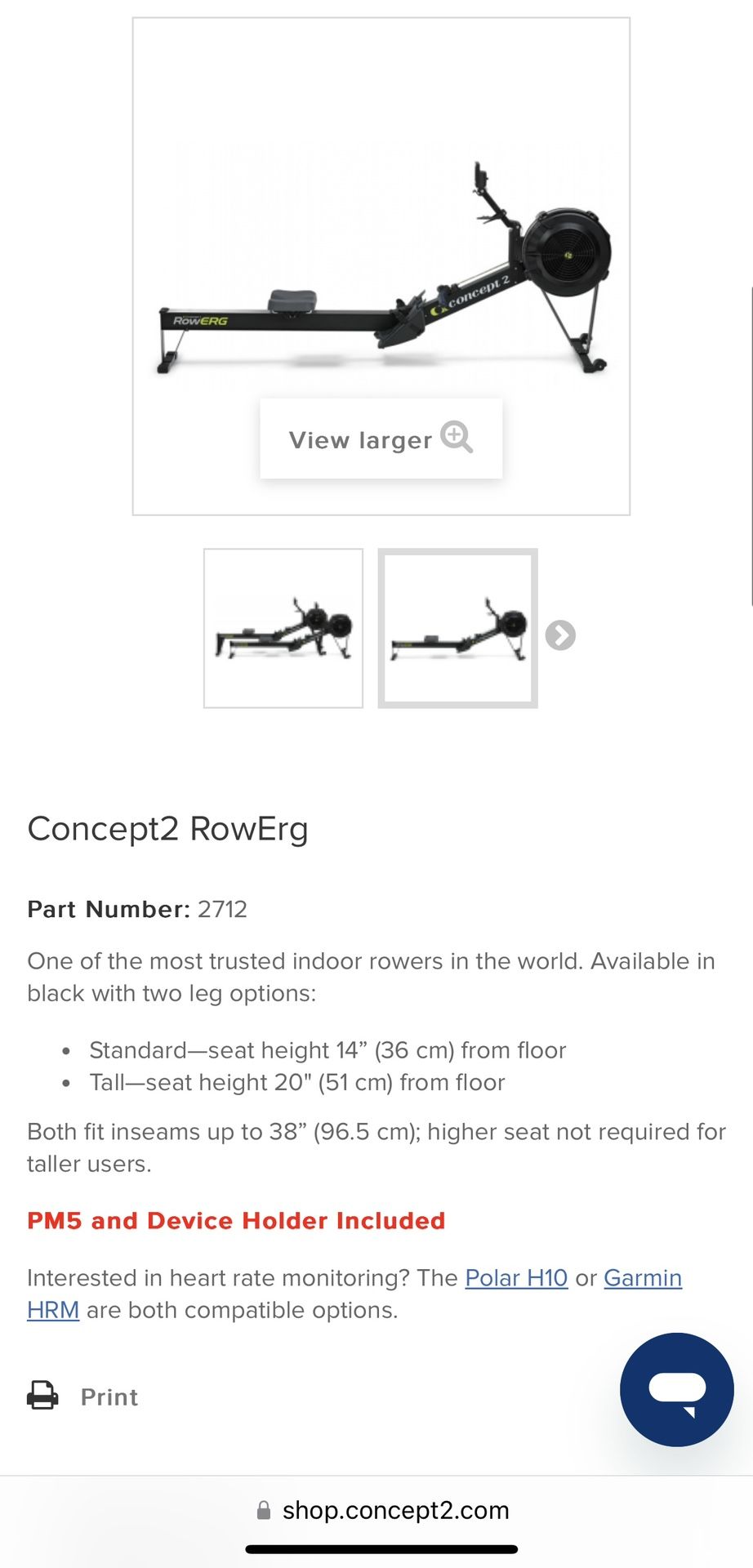 Concept2 Erg