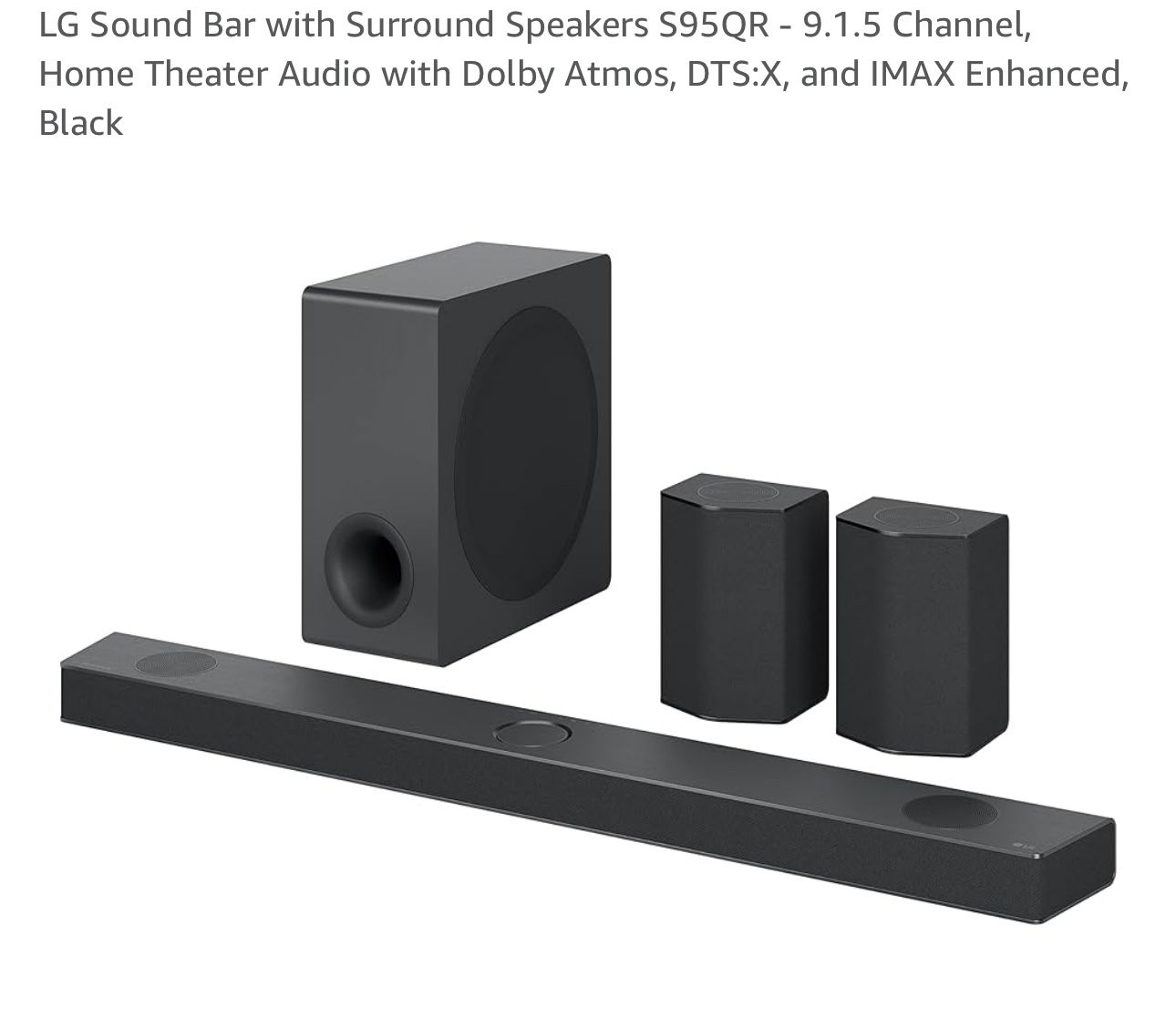 LG S95QR SoundBar System