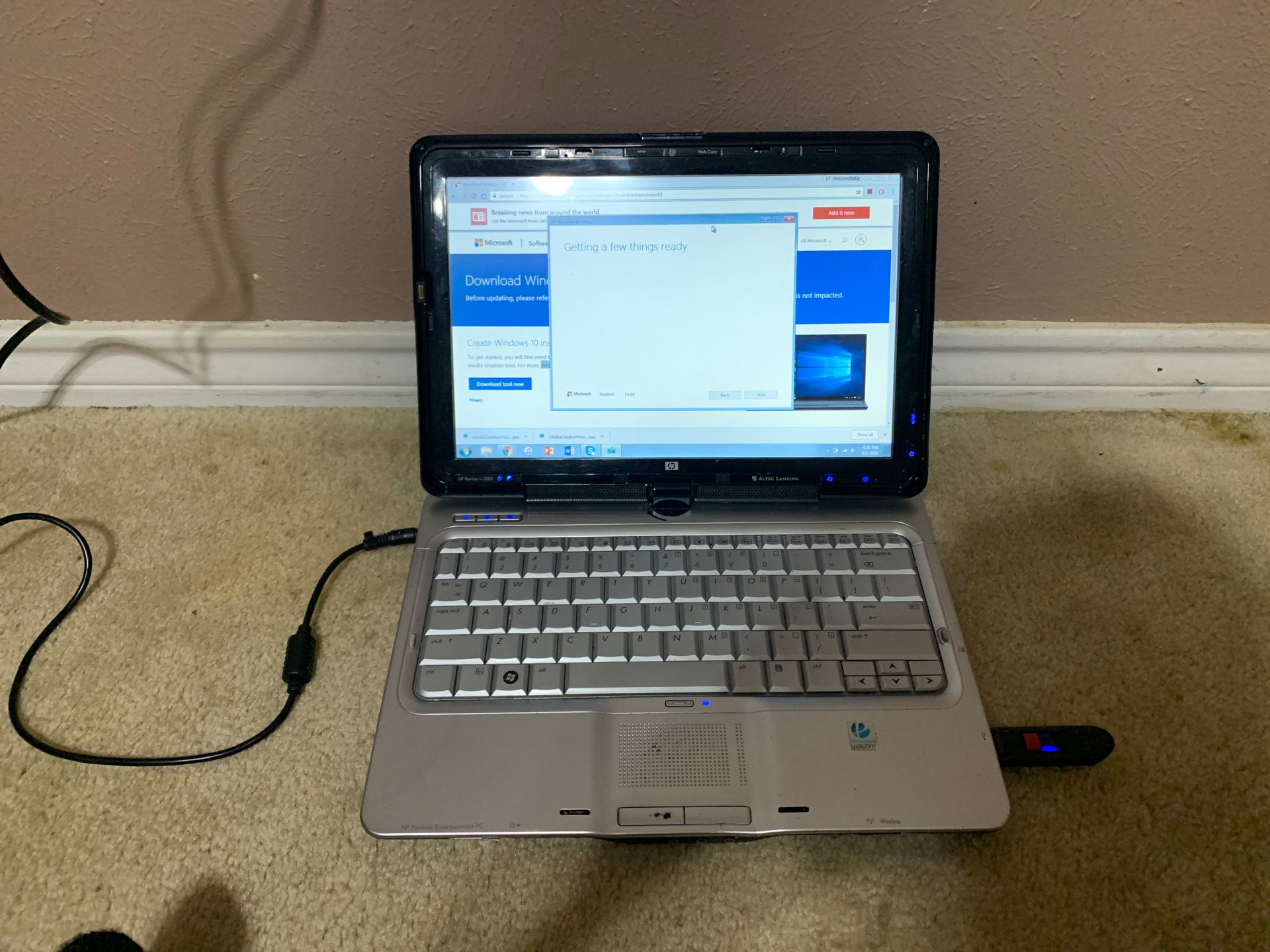 HP Pavillion tx2000 Notebook PC