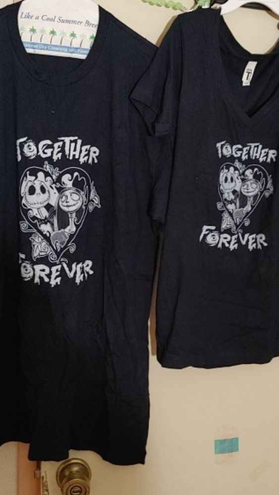 Nightmare Before Christmas Couples Shirts