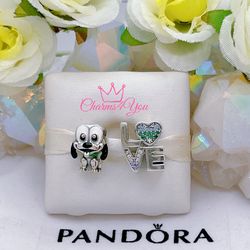 "2" Adorable Charms 925 silver for Pandora moments bracelet.