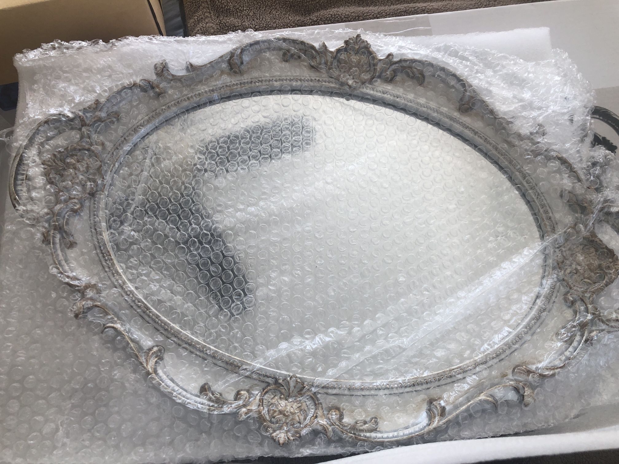 Golden Silver Mirror