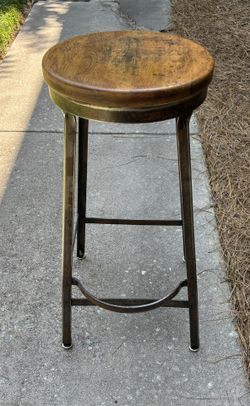 Antique Factory Stool