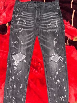 Amiri jeans pant splattered