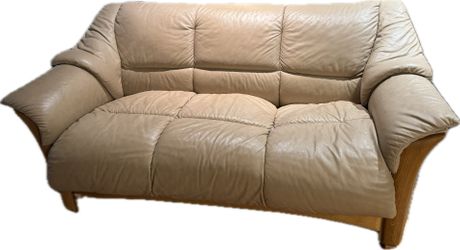 Leather Ekornes Sofa Loveseat
