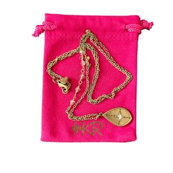 Silpada KR Weekender Collection 15” Necklace with Swarovski Crystals, Gold