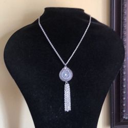 Lovely Silver Tone Necklace