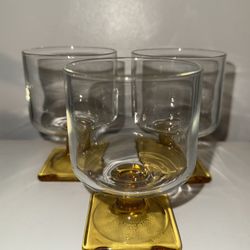 Vintage Glasses- Set Of 3