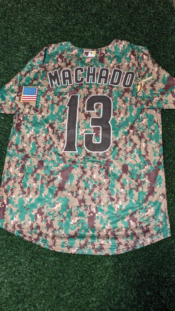 San Diego Padres Jersey Padres Military Camo Jersey Machado Jersey