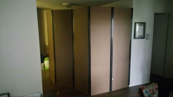 Home made room divider