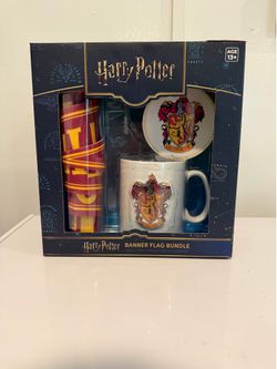 Harry Potter Gryffindor Banner Flag Bundle Mug Flag Coaster New