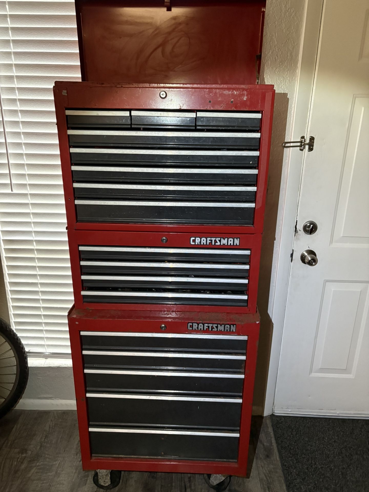 Reduced CRAFTSMAN TOOL BOX on Wheels