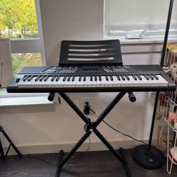RockJam 61 Key Digital keyboard piano With Stand, Bought $120 Before Tax, Very Good Condition