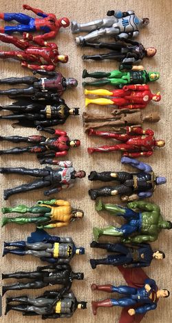 Superhero’s DC & Marvel mix. All excellent conditions!