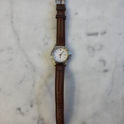 Wenger SAK Design 093.0690 W Date & Military Time Brown Leather