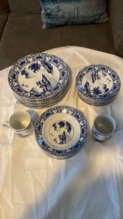 Canton Blue China set
