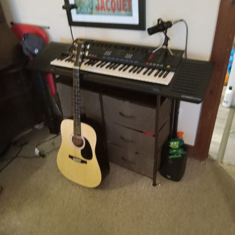 Yamaha X4500 And FenderSquier Guiter