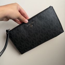 Michael Kors Black Clutch/ Wristlet Wallet