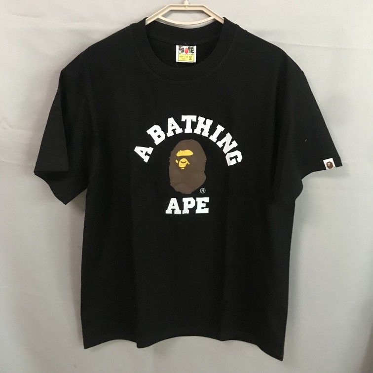 BAPE College Tee Black Size M/L/XL