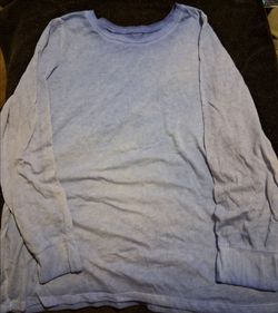 Light blue long sleeve shirt Unisex approx size large
