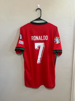 Portugal 2024 home Ronaldo jersey