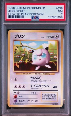 1996 Pokemon Promo JP Jigglypuff #039 PSA 7 NM