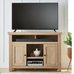 Better Homes & Gardens Wheaton Media Console for TVs up to 60", Natural Oak