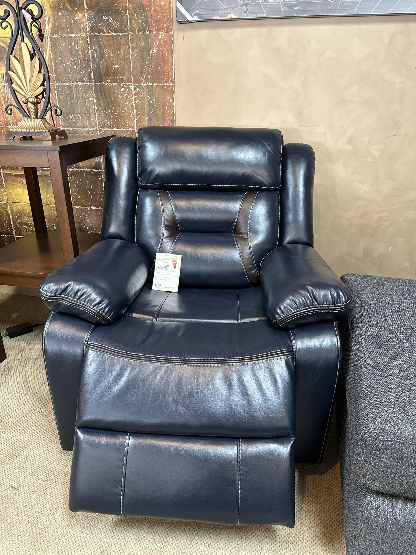 Two Toned Electric Recliner Chair (rocks Back & Forth)