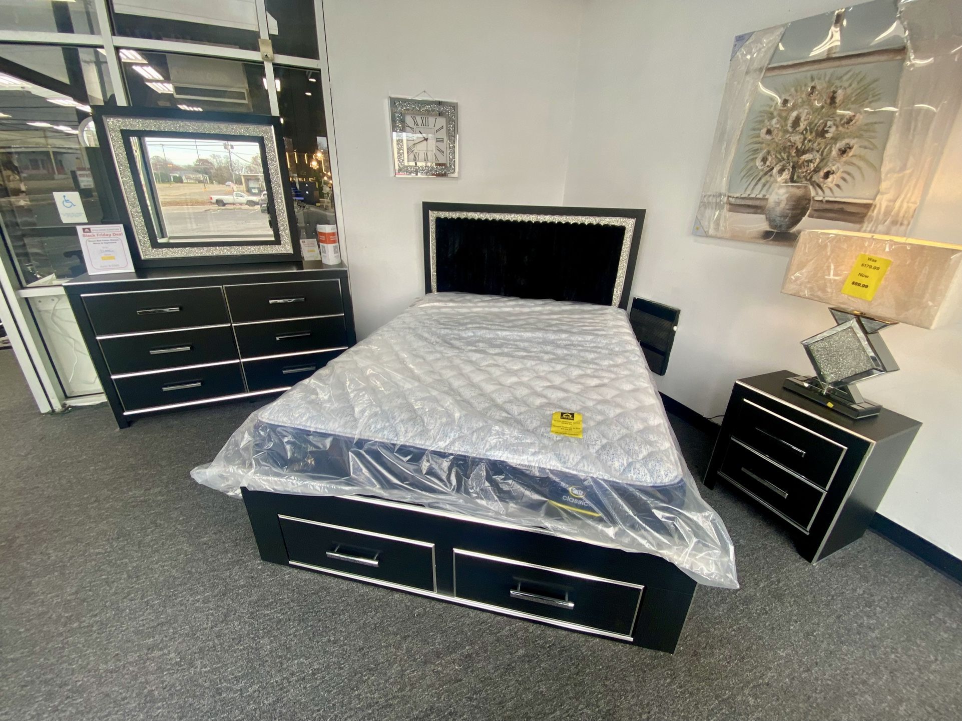 Queen Size Bedframe Set $1,199