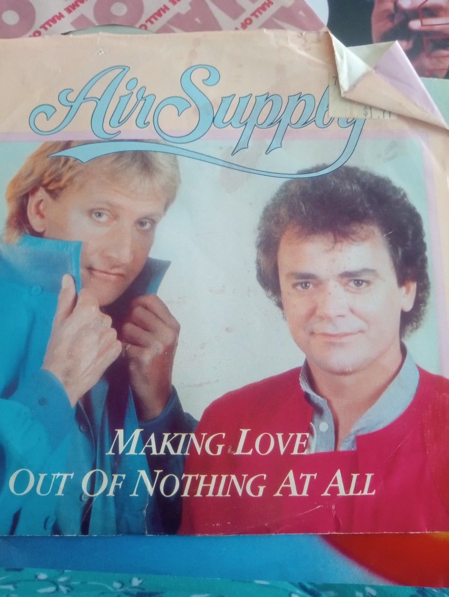 Air Supply - Making Love Out Of Nothing At All Record 