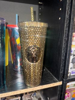Golden Starbucks cup