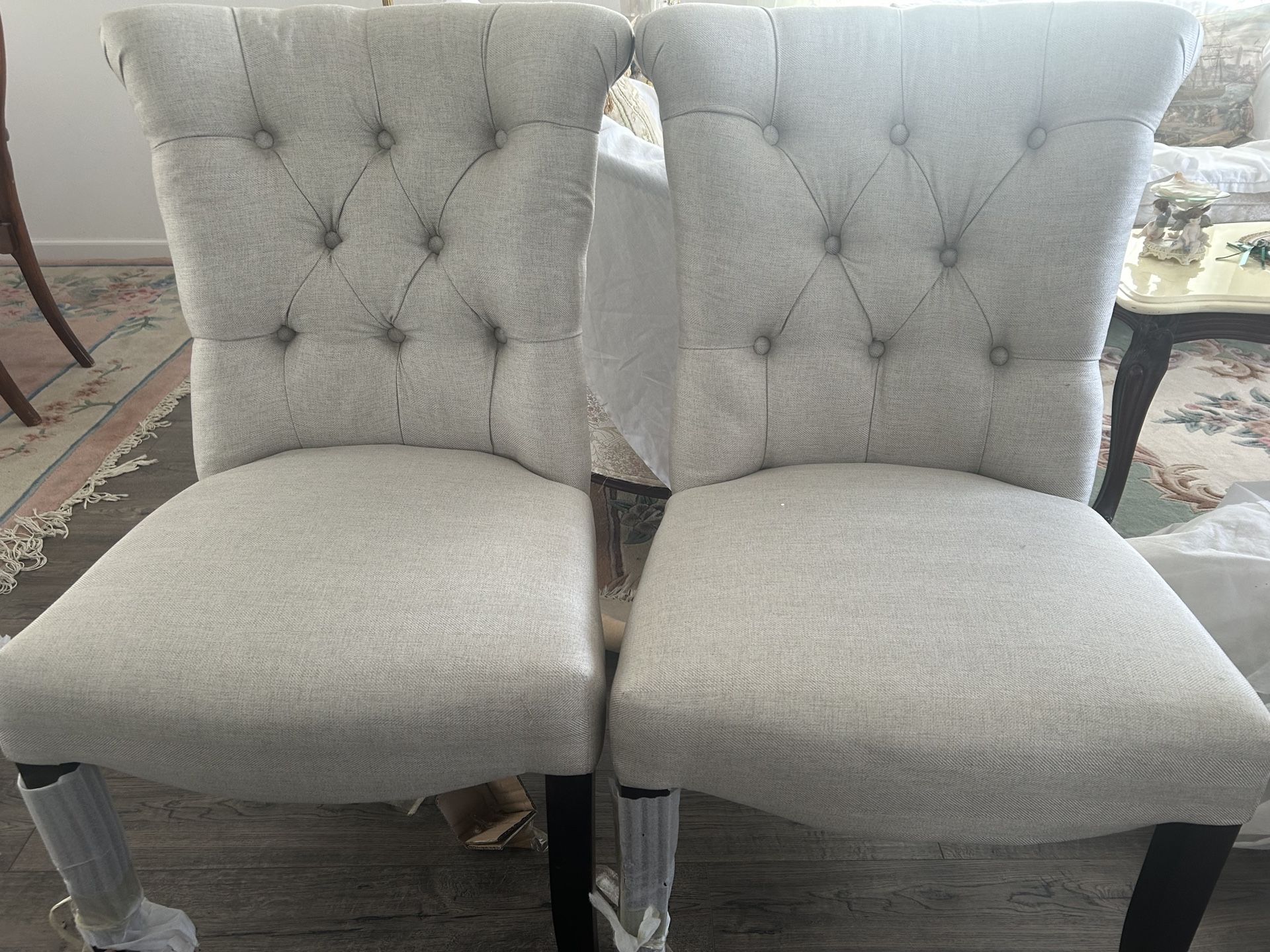 BRAND NEW Set of 2 Upholstered Chair ($140 OBO)