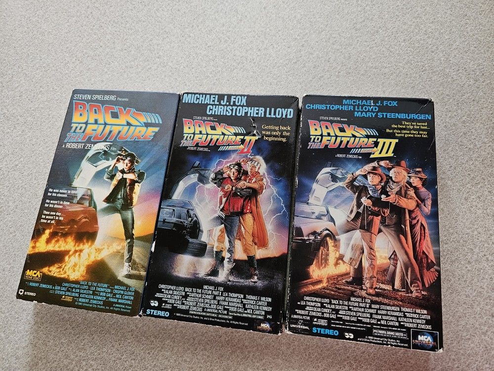 Back To The Future Vhs Collector Set