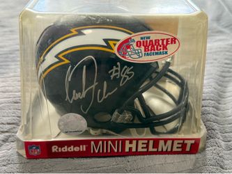 Antonio Gates signed mini helmet