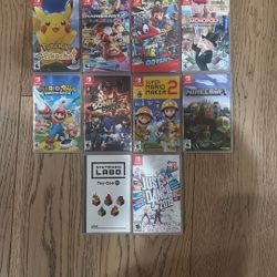 Nintendo Switch/Xbox/Playstation Games 