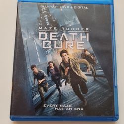 $5 BLU RAY. MAZE RUNNER: DEATH CURE. $5 OR TRADE FOR A MOVIE TITLE I DO NOT ALREADY OWN. BLU RAY ONLY NO DIGITAL .