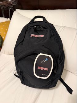 NEW Black Plain Jansport Backpack