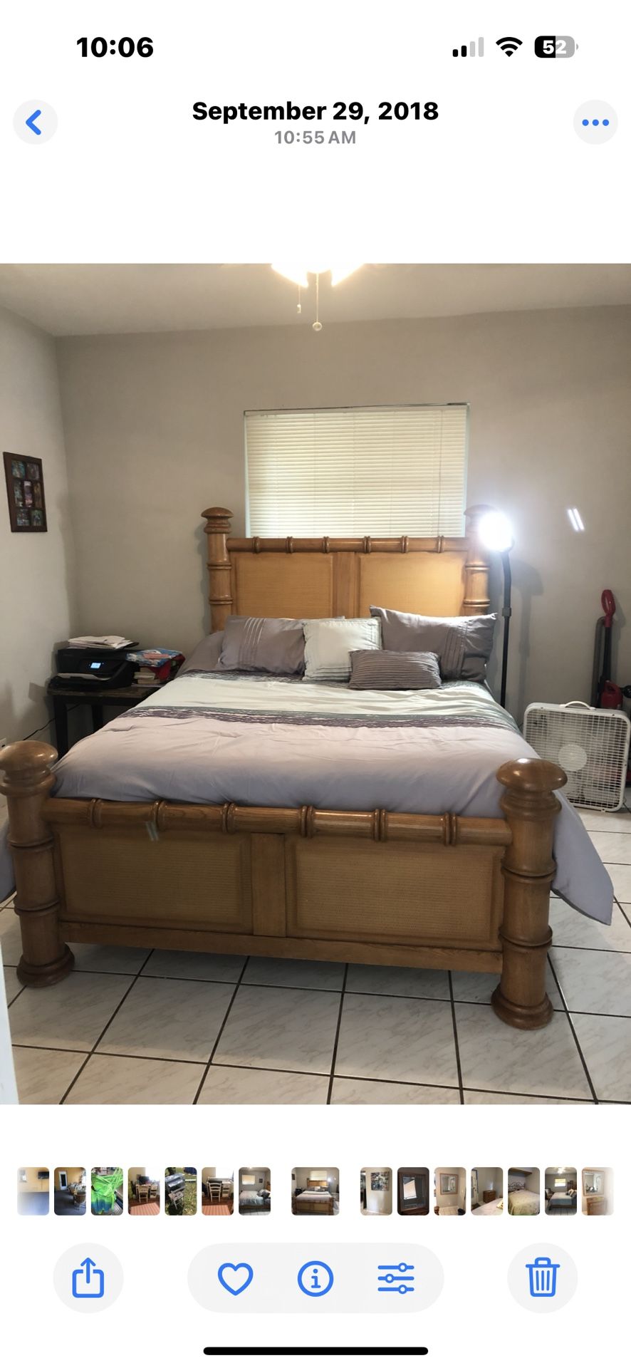 Queen Wooden Bedroom Set