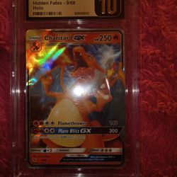 Charizard GX Pokémon Hidden Fates 2019 CGC Pristine 10 Holo Card