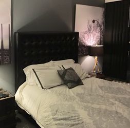 Z Gallerie Queen West Street Bed Black