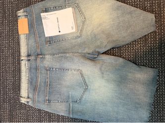 Purple denim  shorts size 34