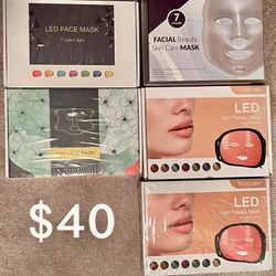Face Mask LED Red Light Therapy And More