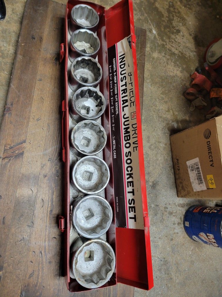 3/4" Drive 12 Pt. Jumbo Socket Set